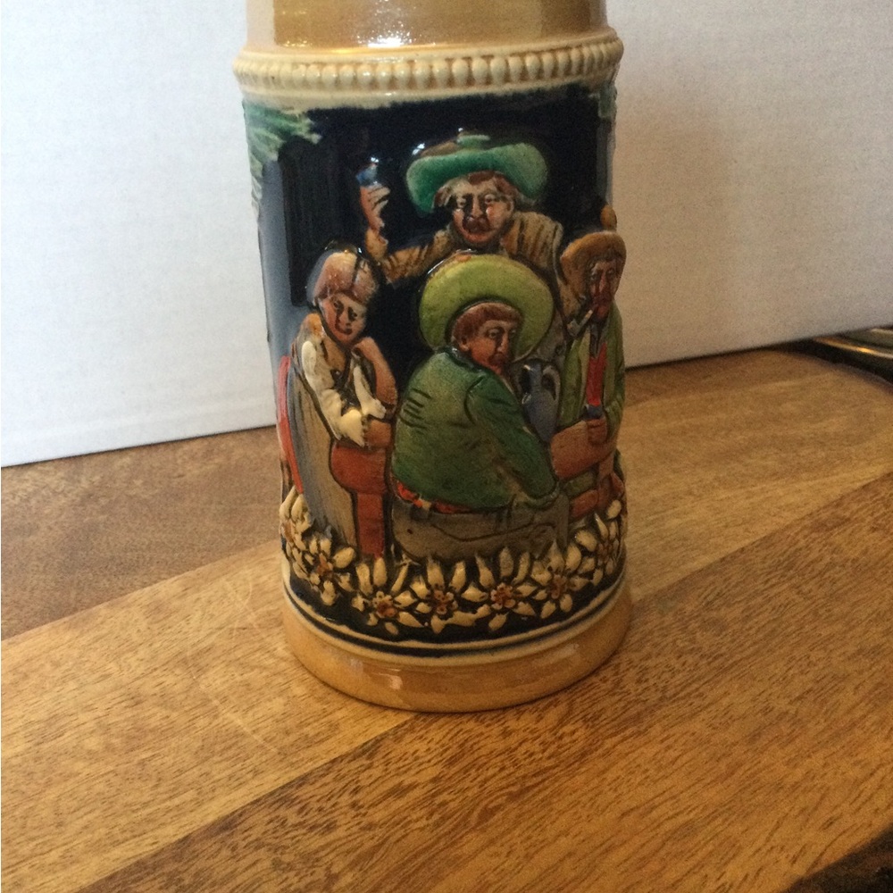 Vintage 5” Tall German Beer Stein Mug Western Germany